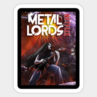 Metal Lords Tv Show Sticker